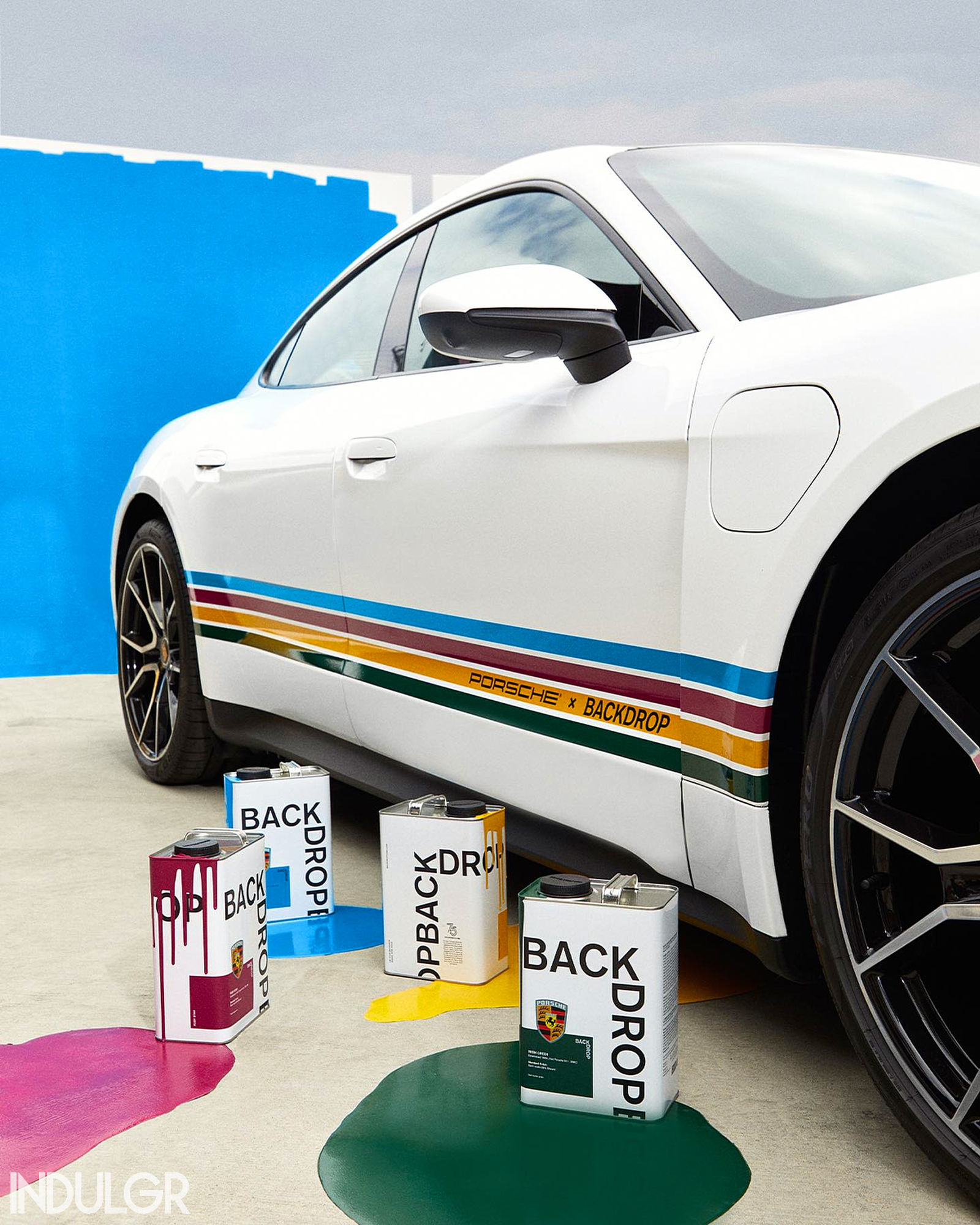 Porsche Backdrop