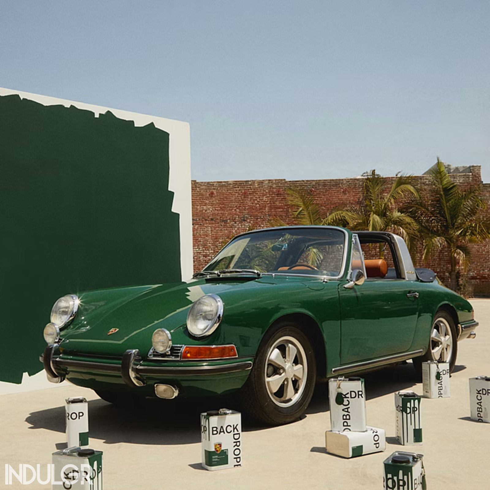Porsche Backdrop