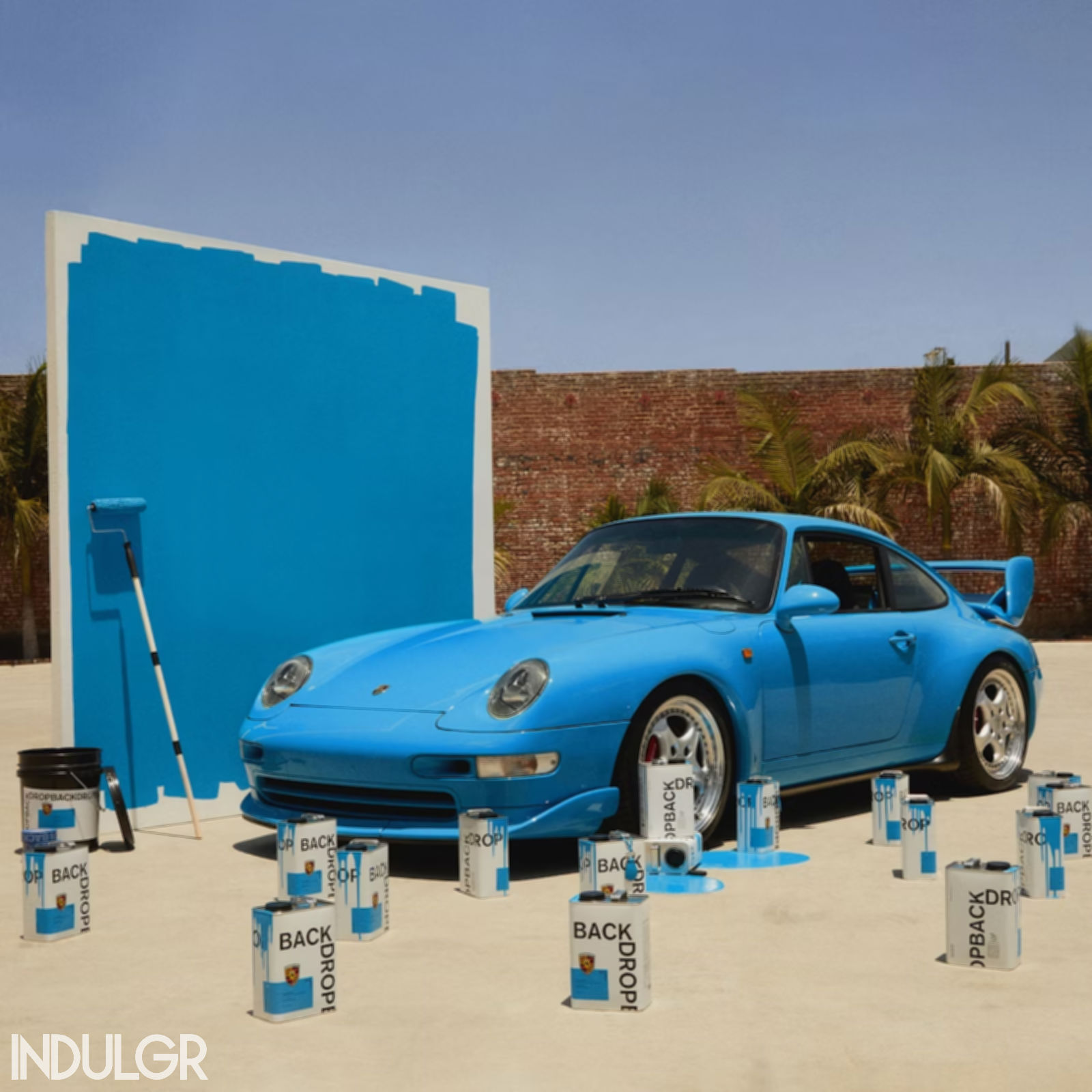 Porsche Backdrop