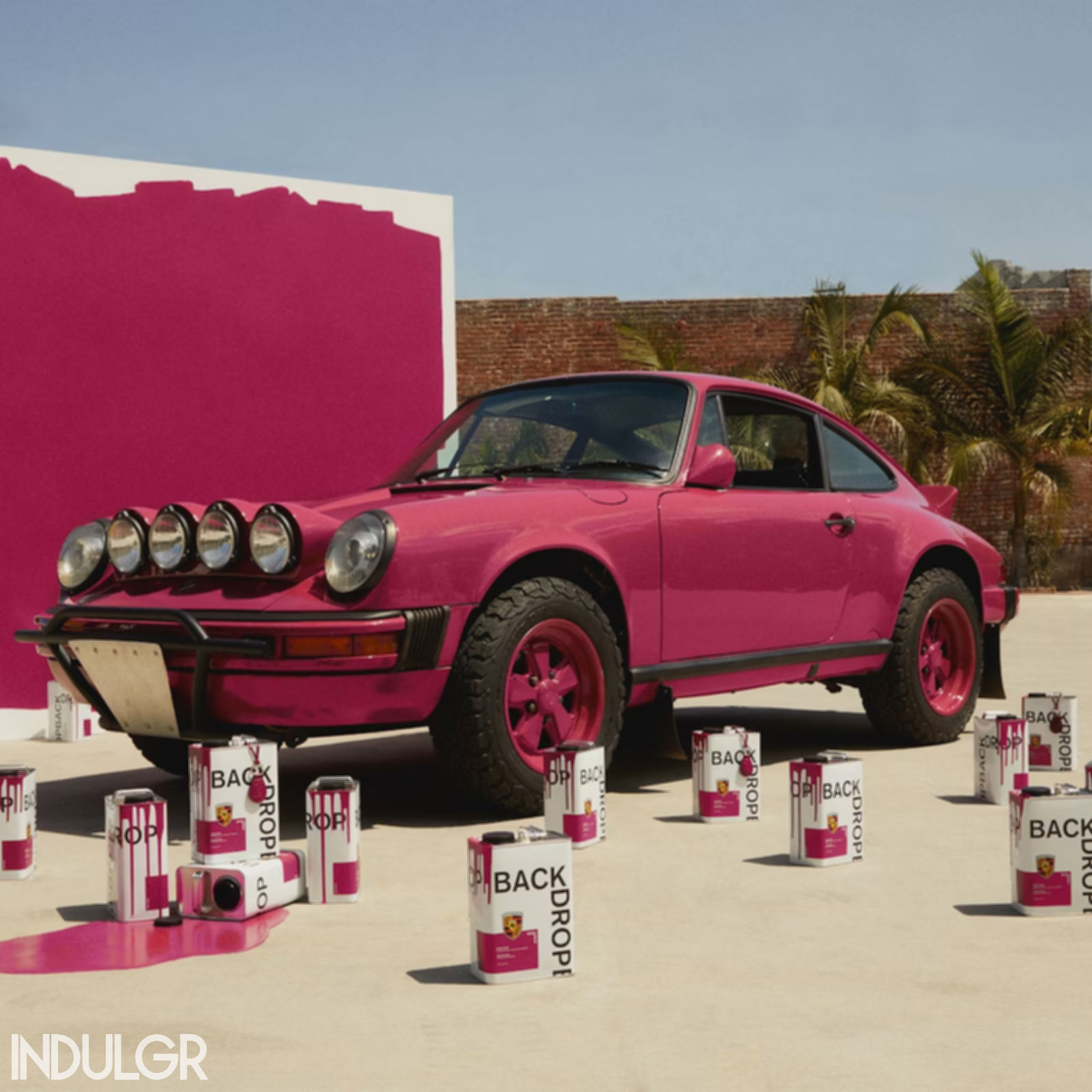 Porsche Backdrop