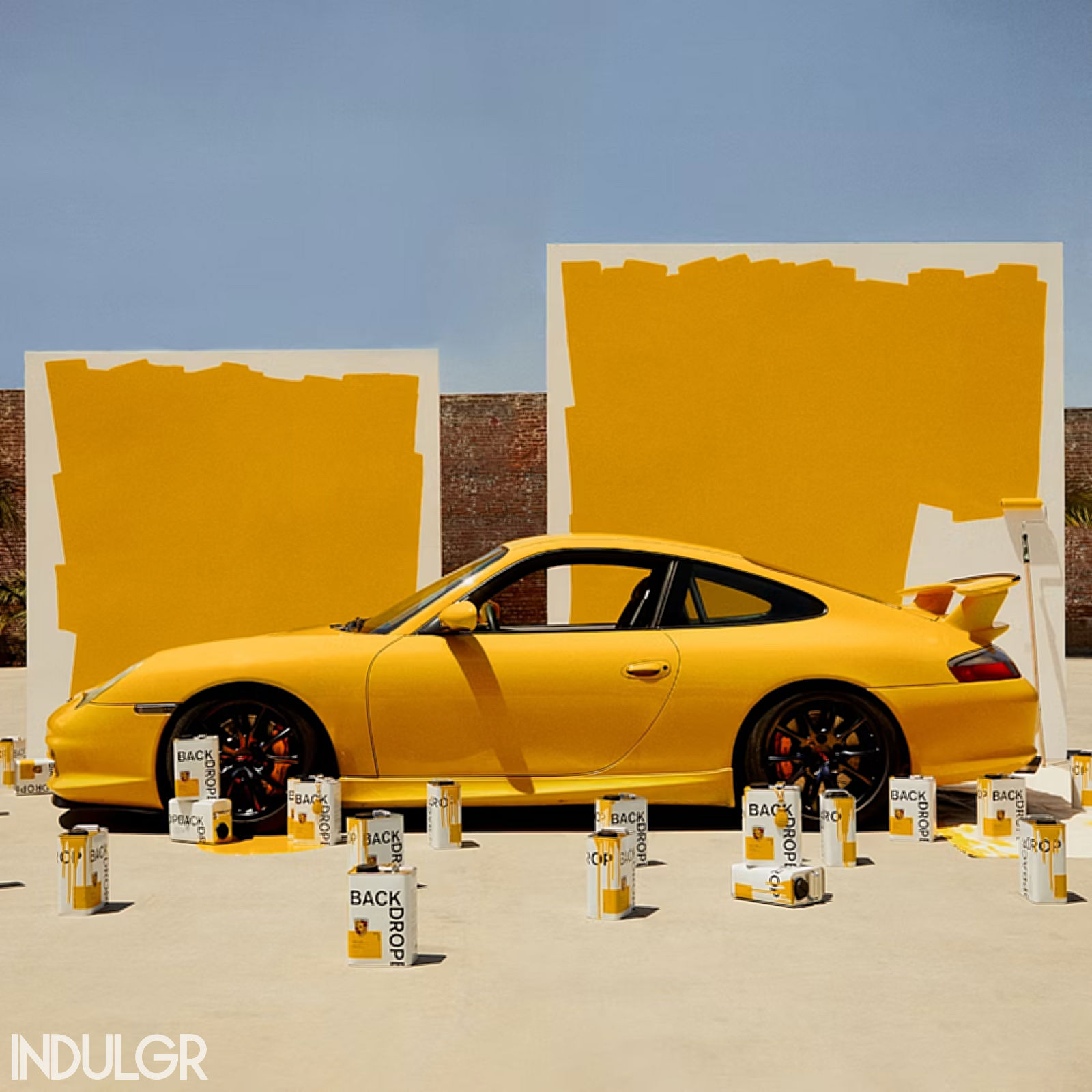Porsche Backdrop