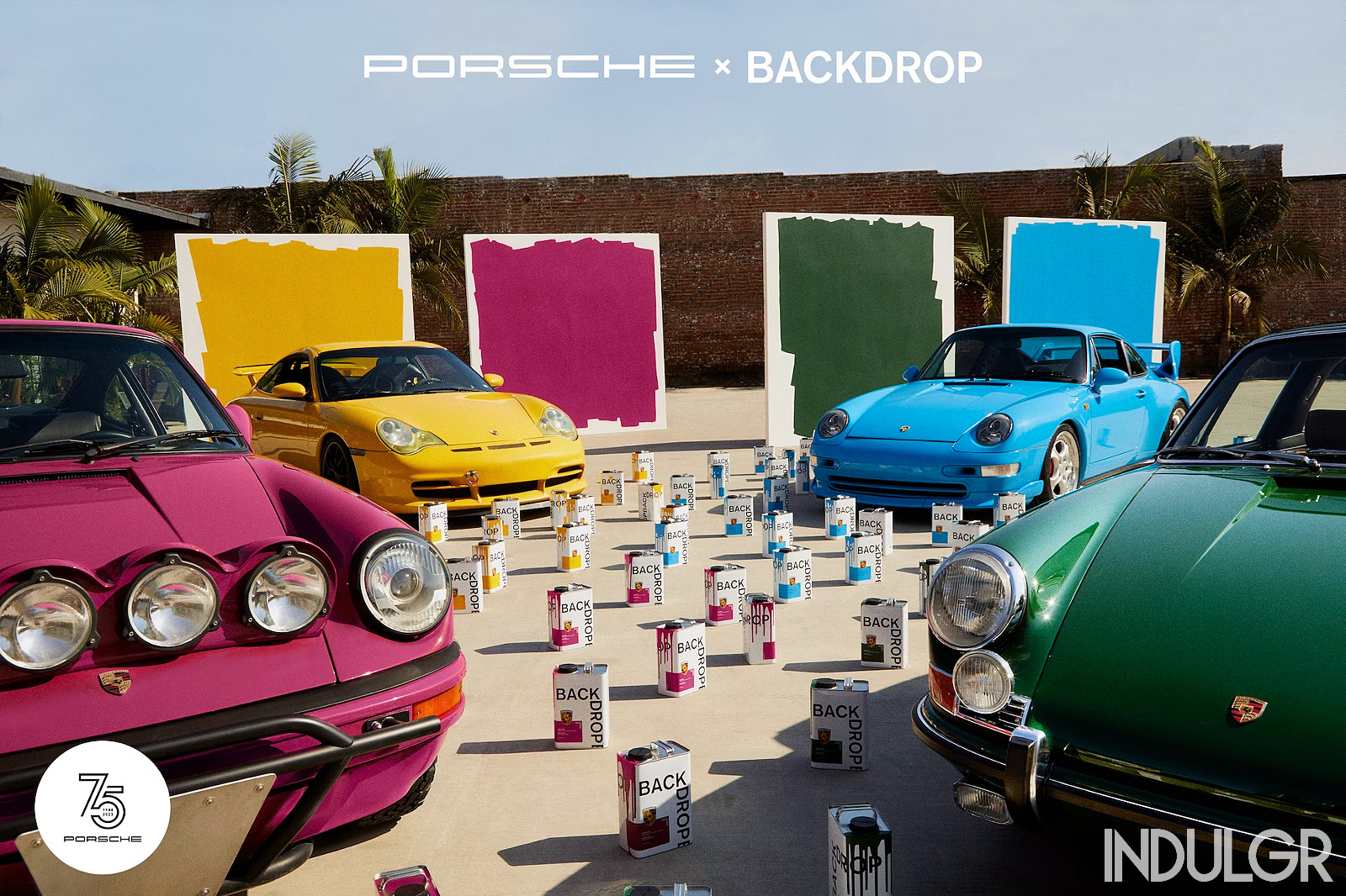 Porsche Backdrop