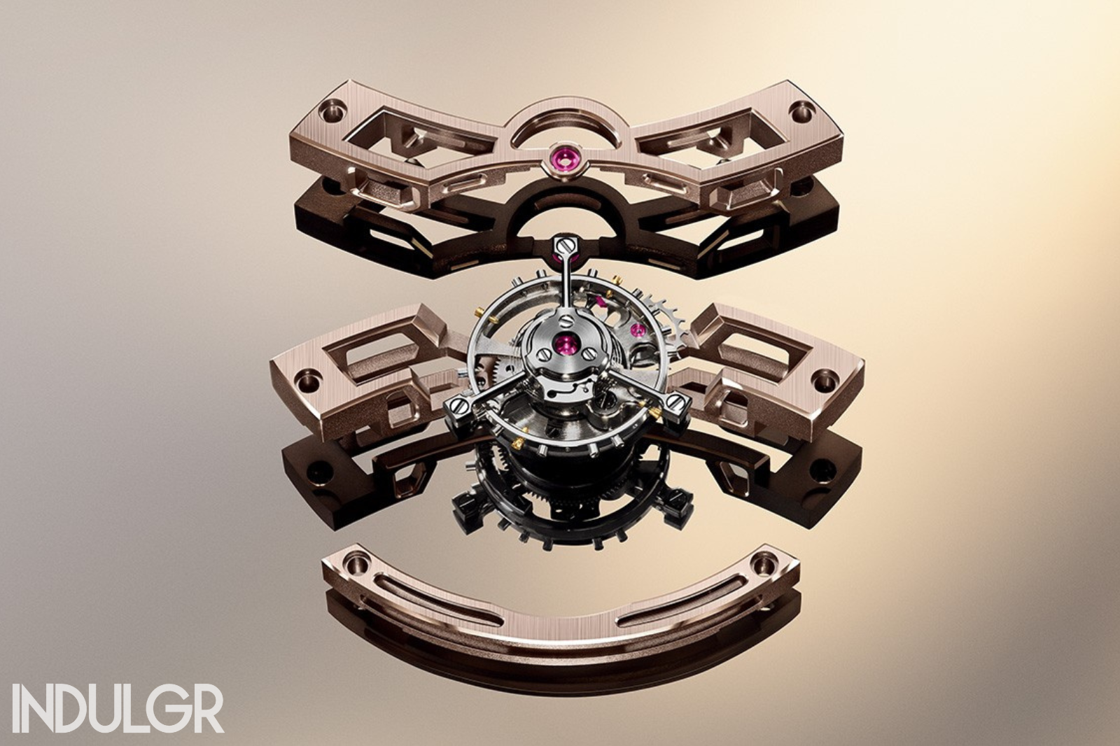 Audemars Piguet Royal Oak Selfwinding Flying Tourbillon Openworked Sand Gold Watch